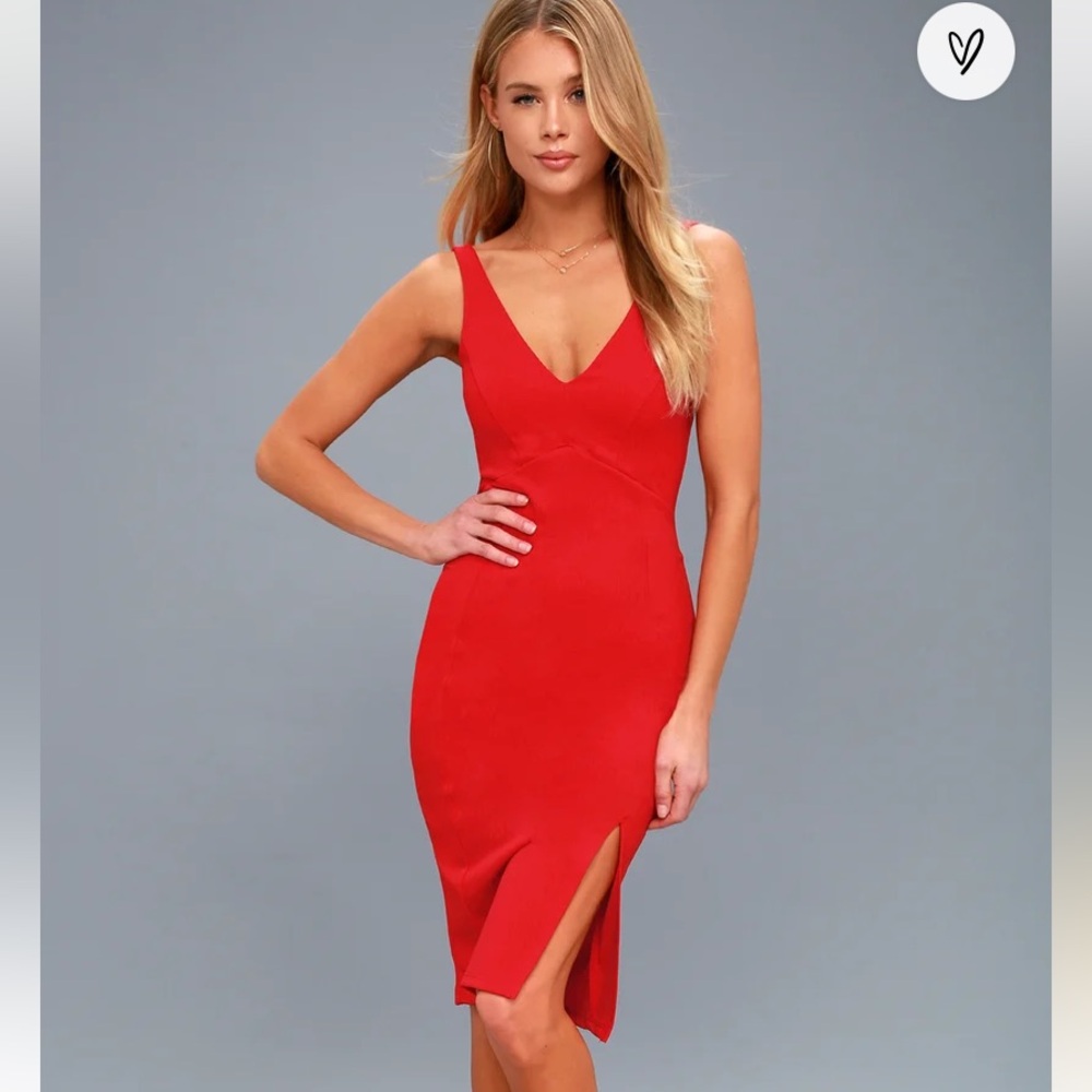 Lulu's Bodycon Midi Dress